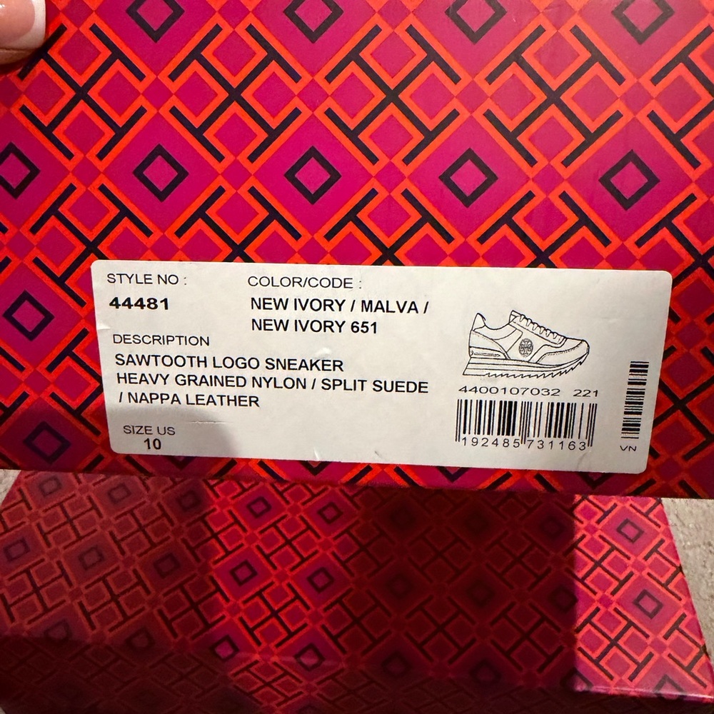 Tory Burch Sawtooth Logo Sneaker